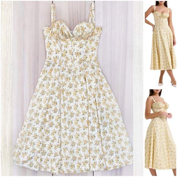 House of CB Carmen Bustier Sundress - Size Large - Picture 2 of 13